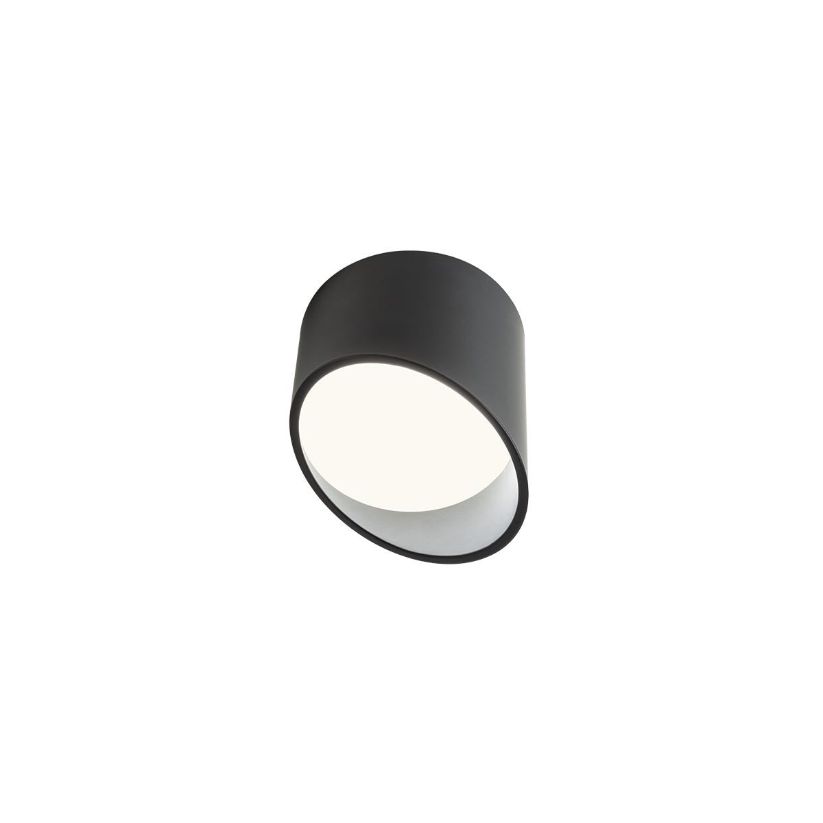 Плафон LED UTO 6W IP20 пясъчно черен