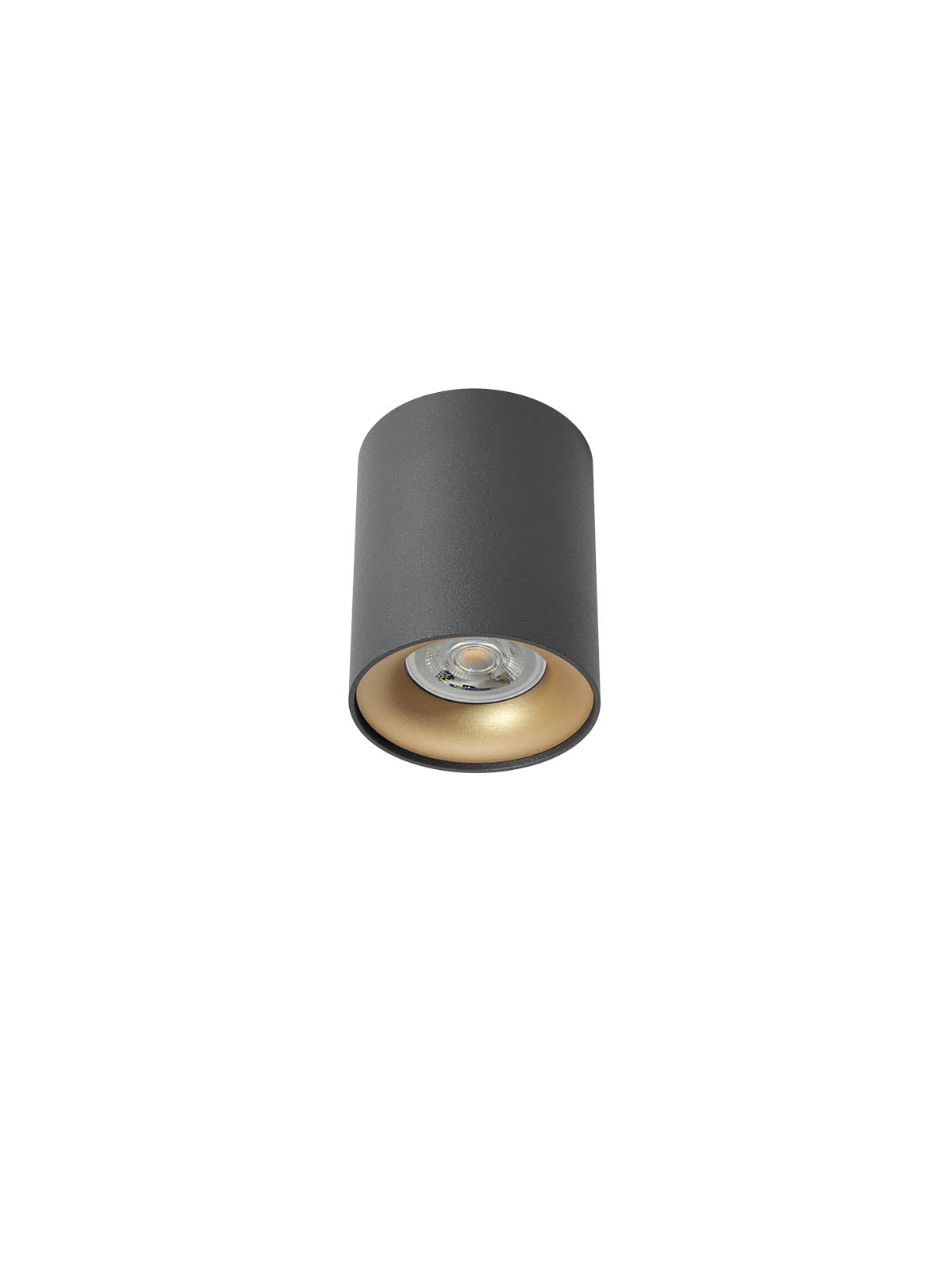 Плафон KOA 35W GU10 MBK+MGD RING-80*100