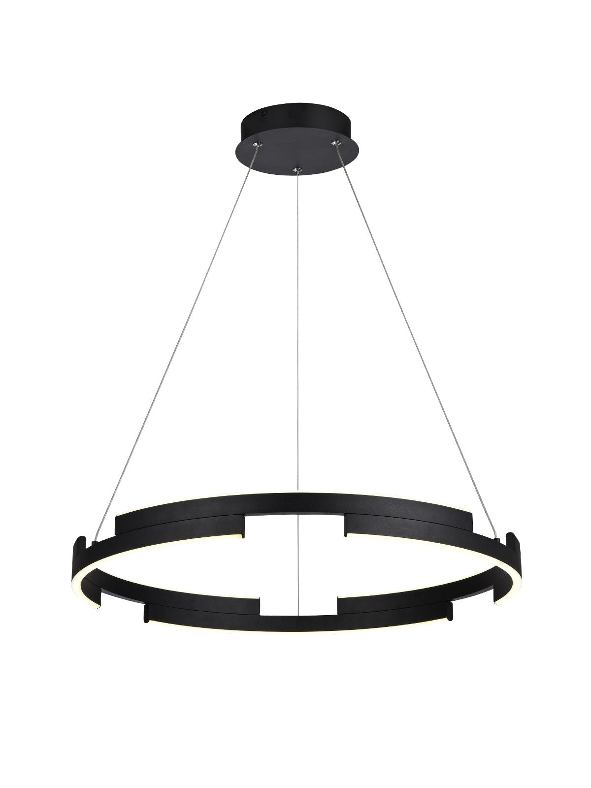 Висящо осветително тяло CASTLE LED 36W 3000K D600 SBK