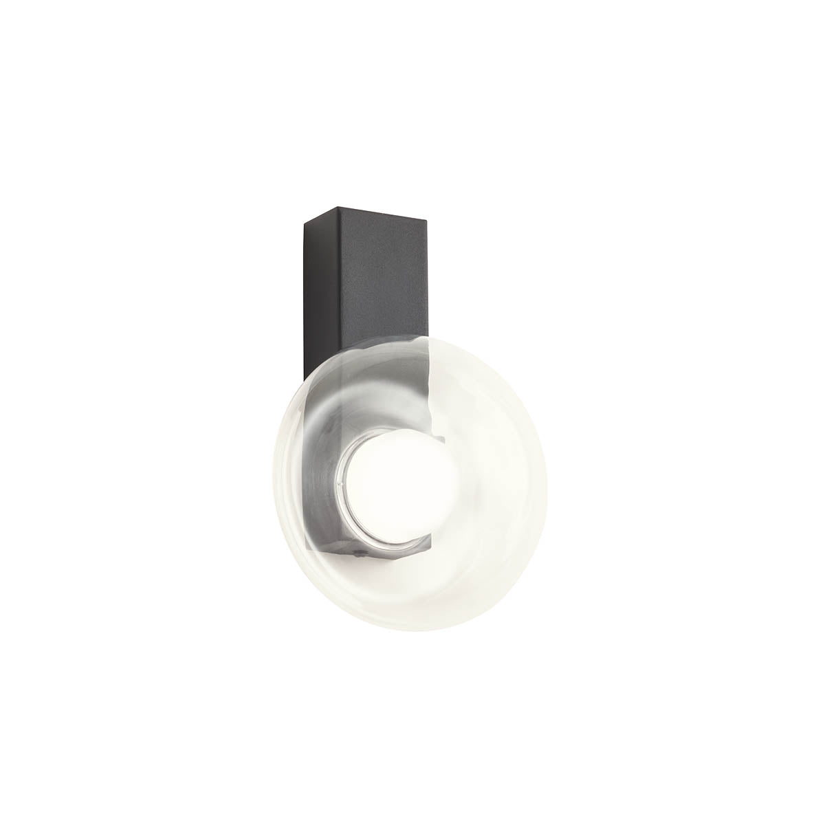 Стенен LED аплик SINCLAIR 6.5W H200 BK