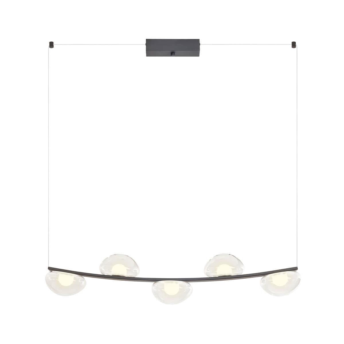 Висящо LED осветително тяло SINCLAIR 35W 3000K BK