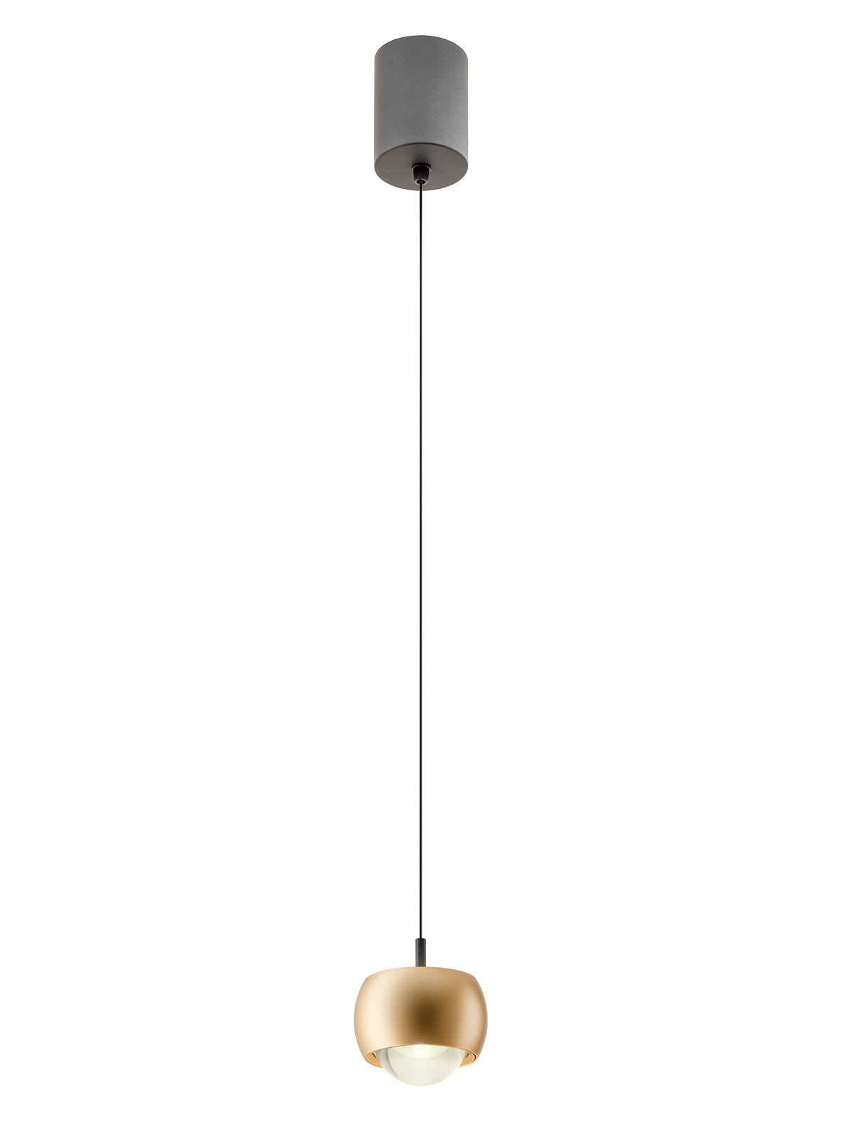 Висящо LED AVES 12W 3000K матово златен
