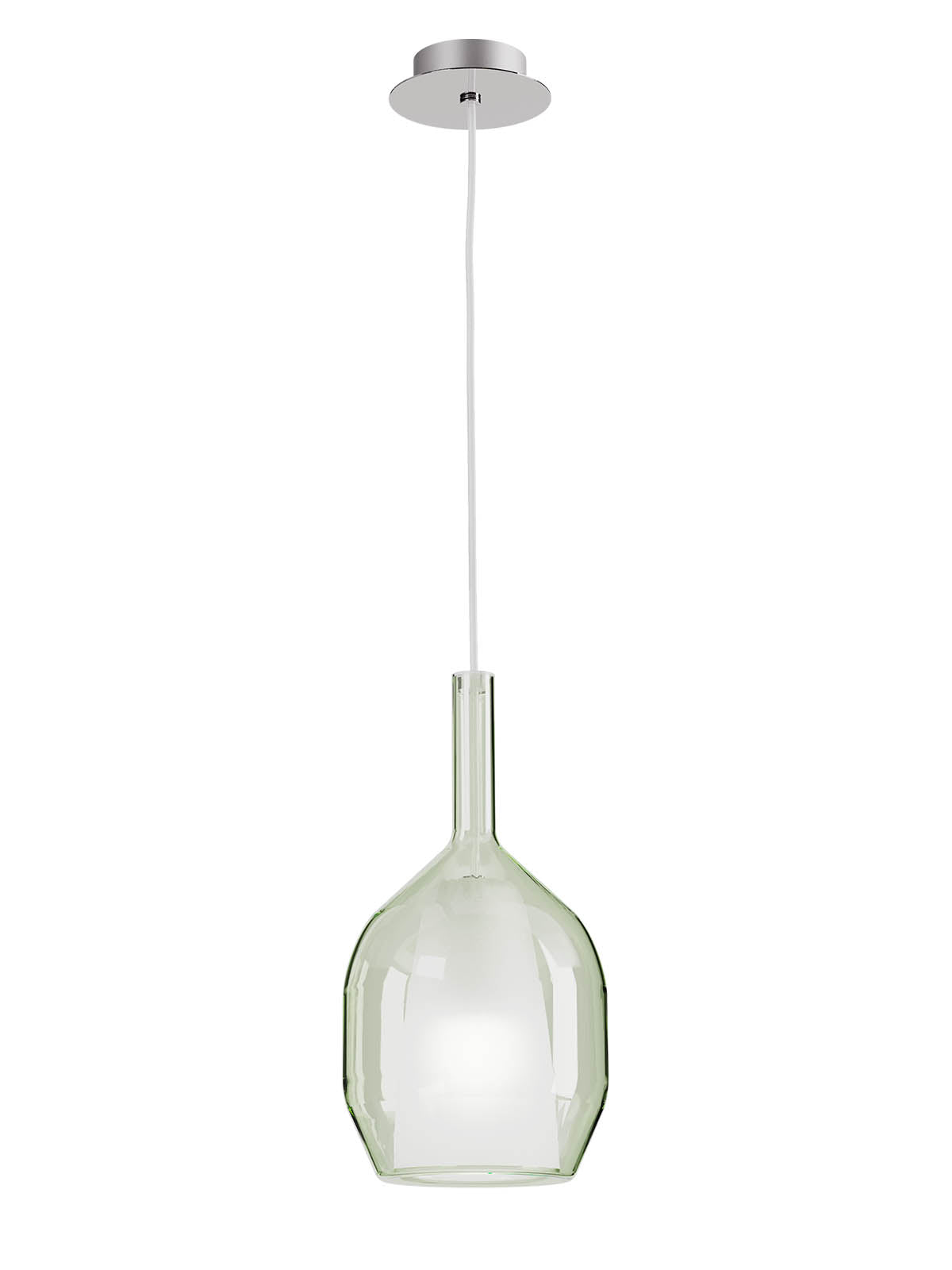 Висящо TRESOR E27*1 D150*H285 зелен
