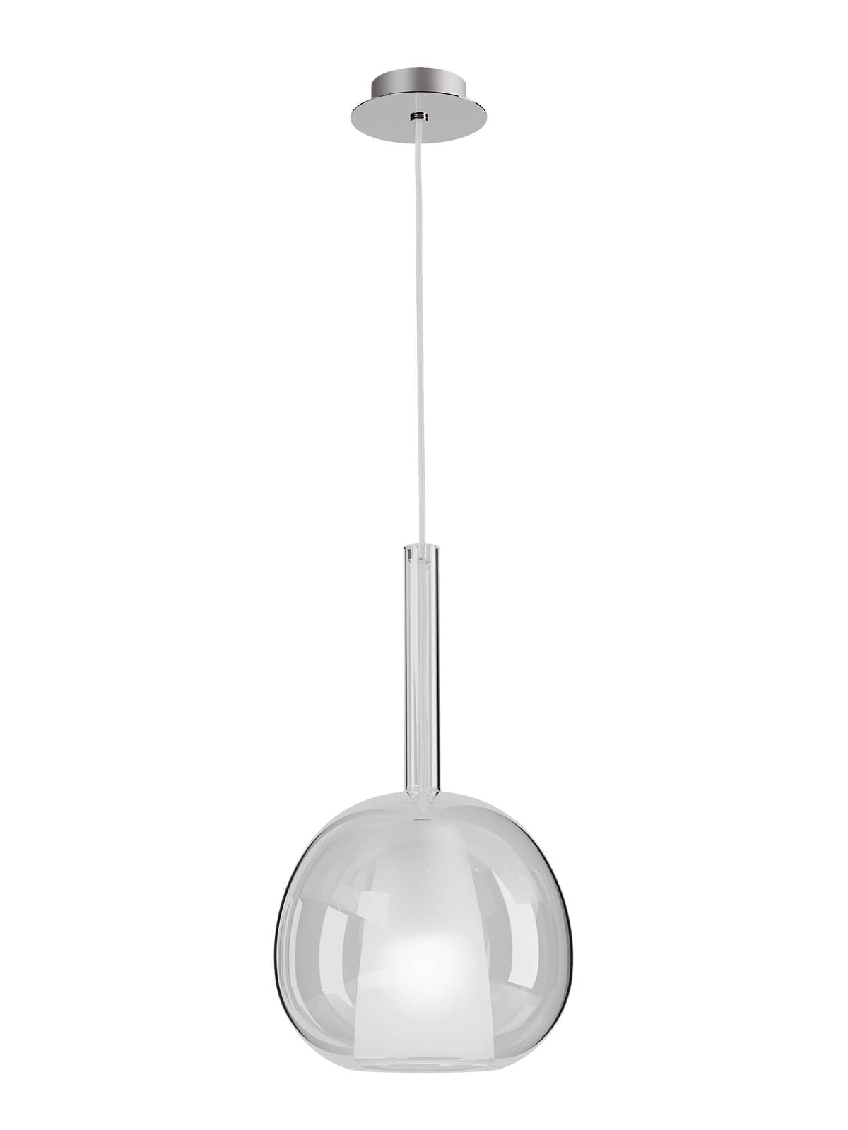 Висящо TRESOR E27*1 D200*H350 RD прозрачен