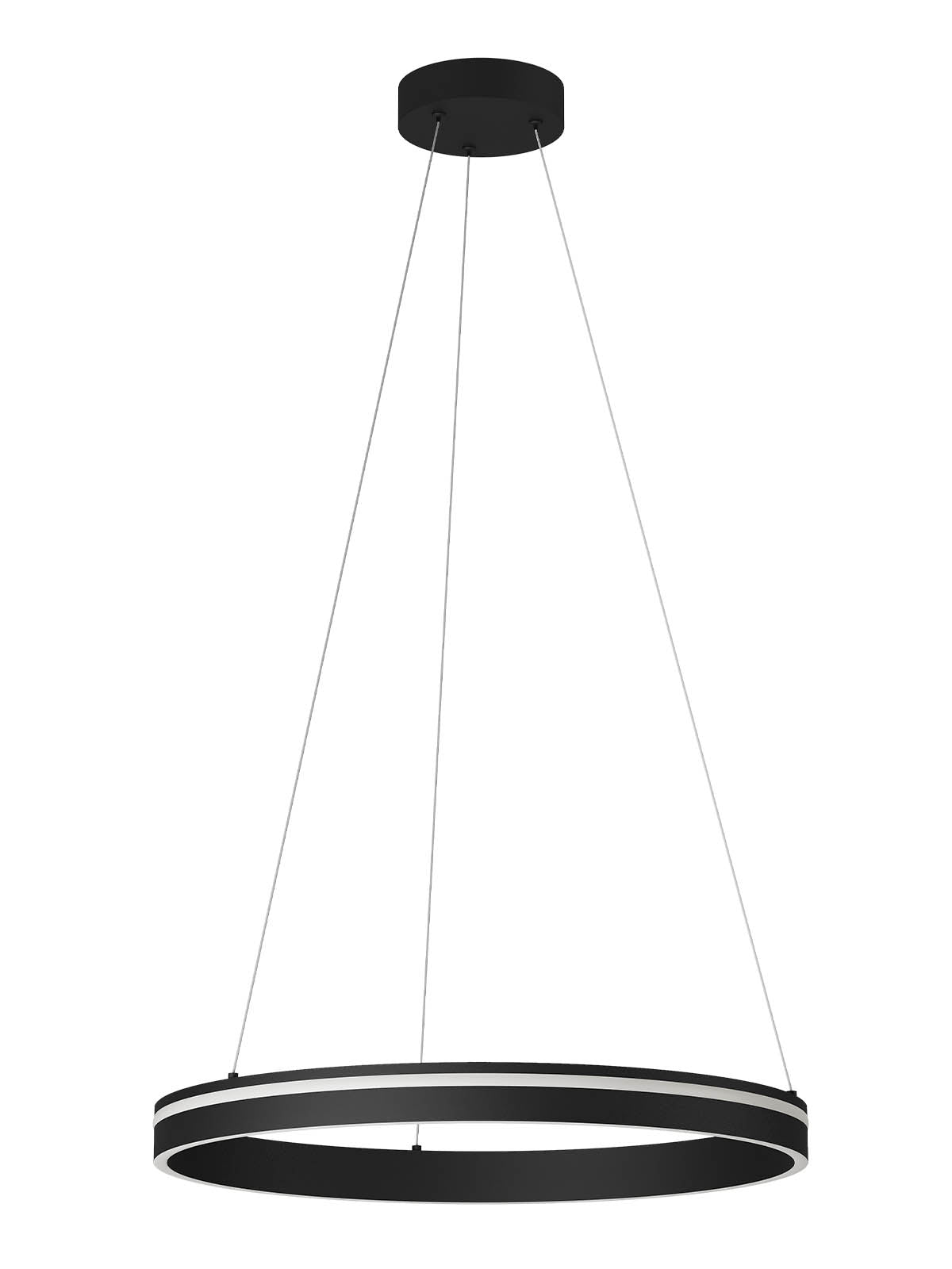 Висящо LED осветително тяло VALDIS 36W 3000K/4000K D590 черен