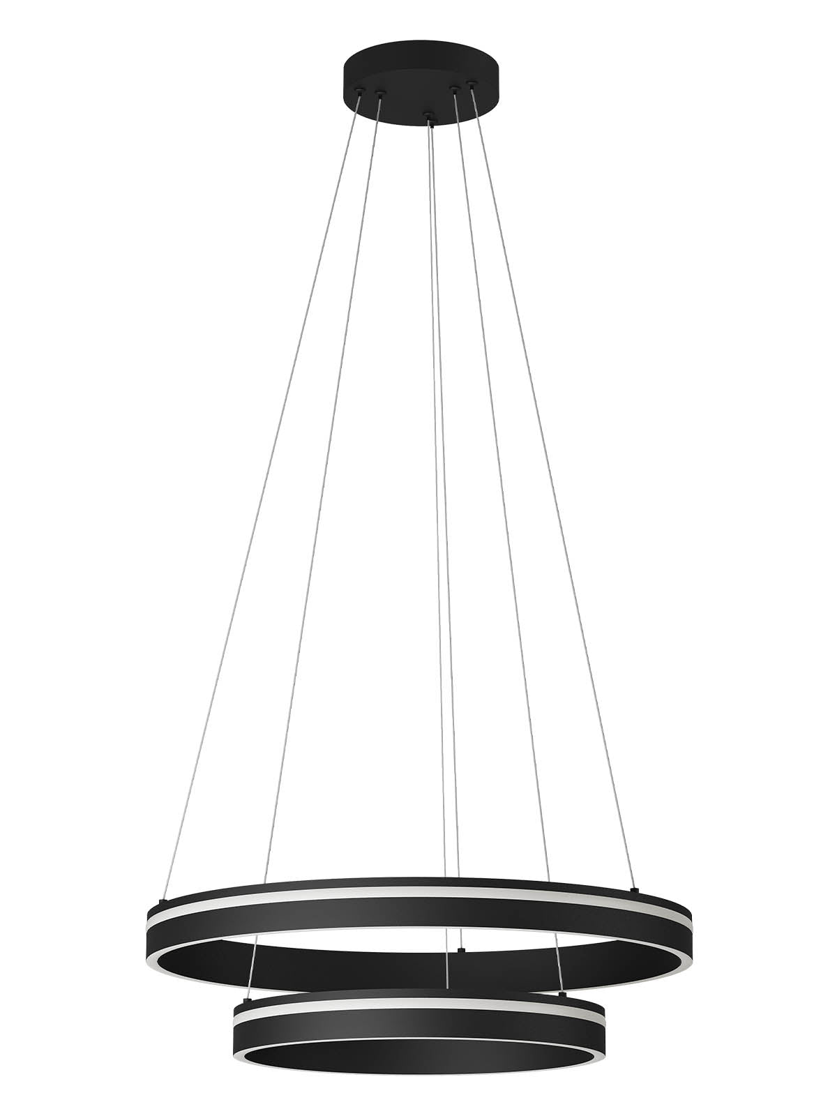 Висящо LED осветително тяло VALDIS 54W 3000K/4000K черен