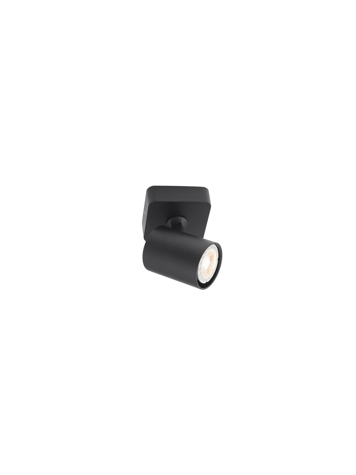 Стенен аплик/плафон CAMEO 1X35W GU10 пясъчно черен