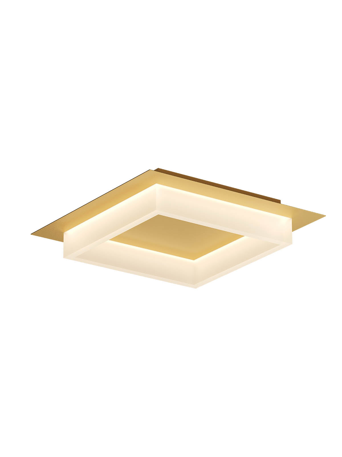 Плафон PERIMETRO LED 28W 3000K/6000K матово златен