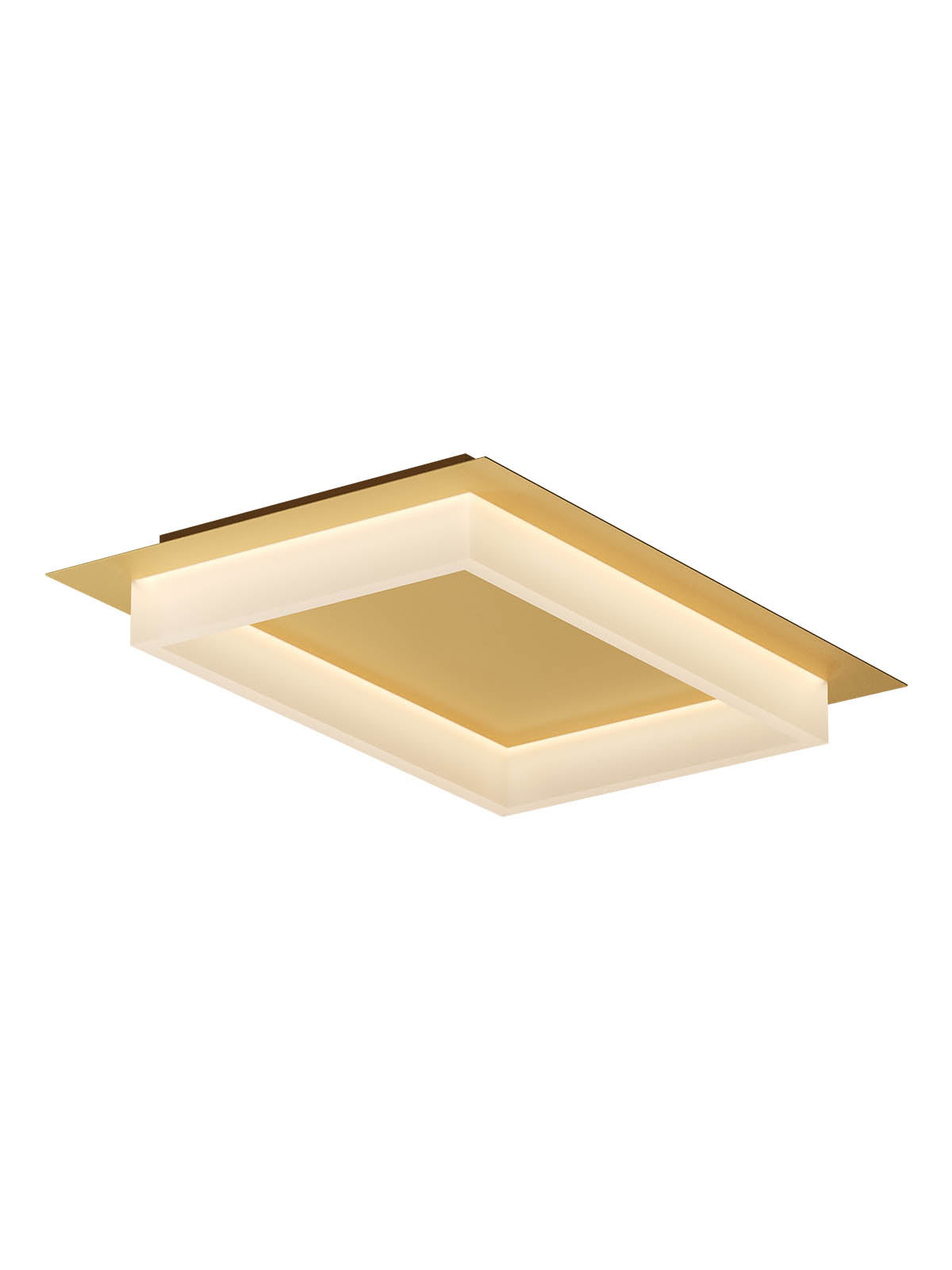 Плафон PERIMETRO LED 36W 3000K/6000K матово златен