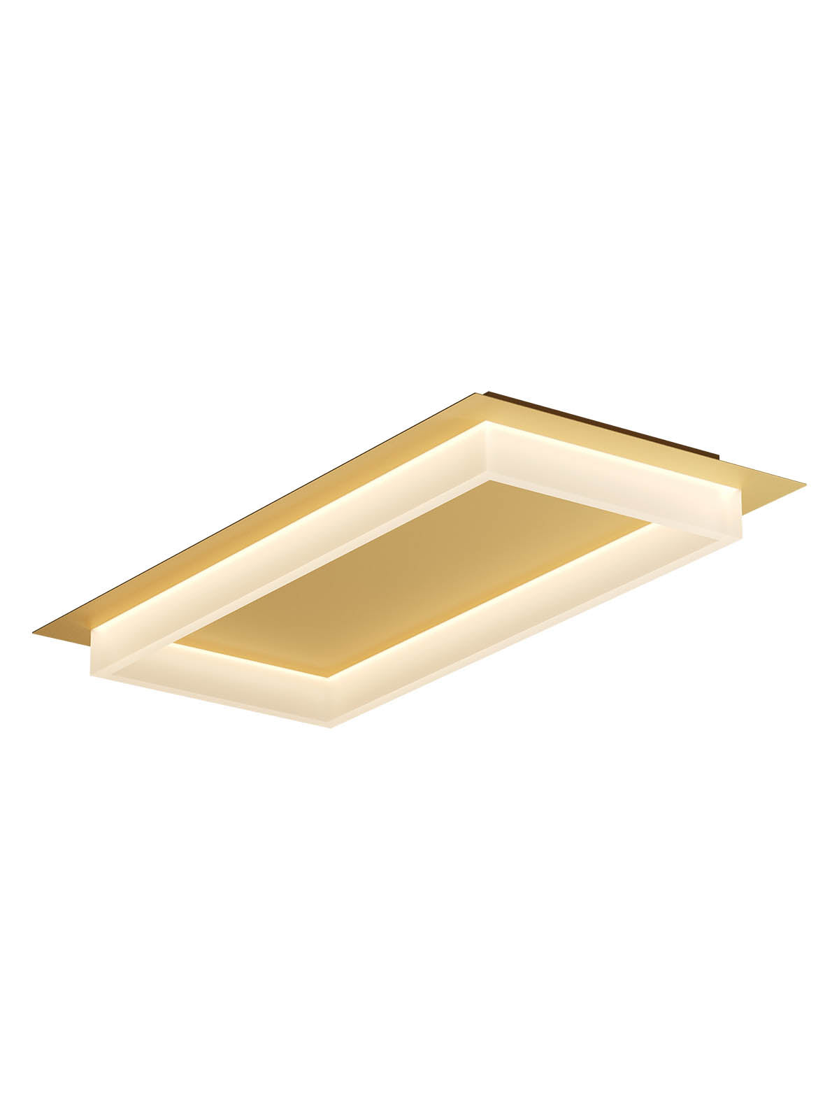 Плафон PERIMETRO LED 40W 3000K/6000K златен