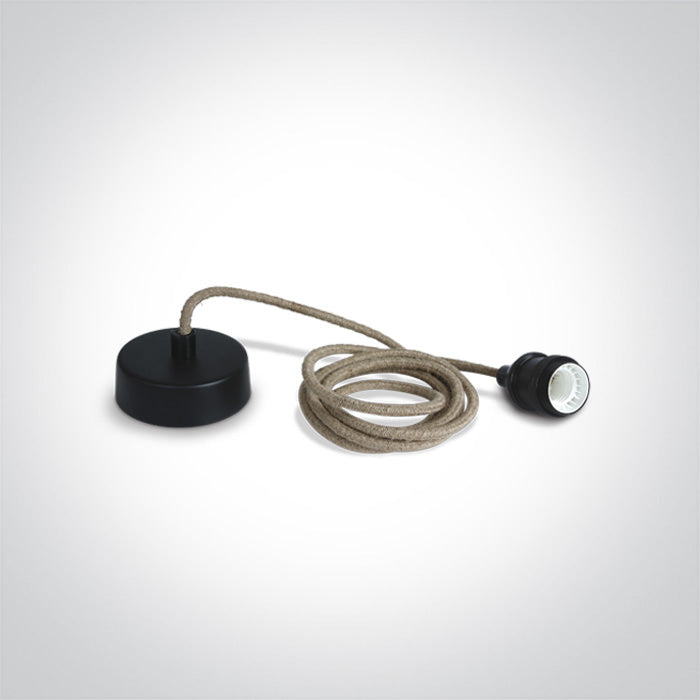 Черен E27 ROPE WIRE 2 м SUSPENSION