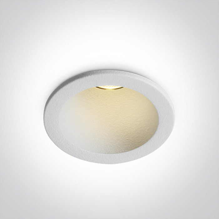 Бял 3W WW (топло бяло) 230V IP20 Dark-Light (задълбочен оптичен конус)