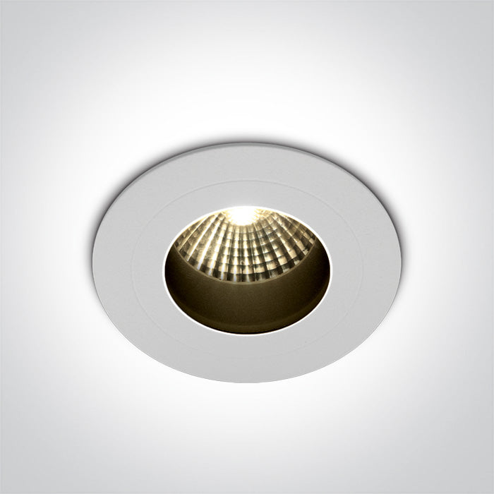 Бял COB LED 6,5W WW (топло бяло) Dark-Light (задълбочен оптичен конус) 36° IP65 700mA