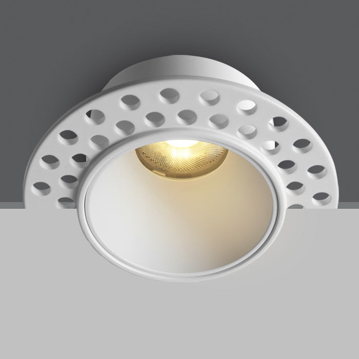 Бял 7W CCT (регулируем цвят на светлината) Безрамков 230V IP20 Dark-Light (задълбочен оптичен конус)