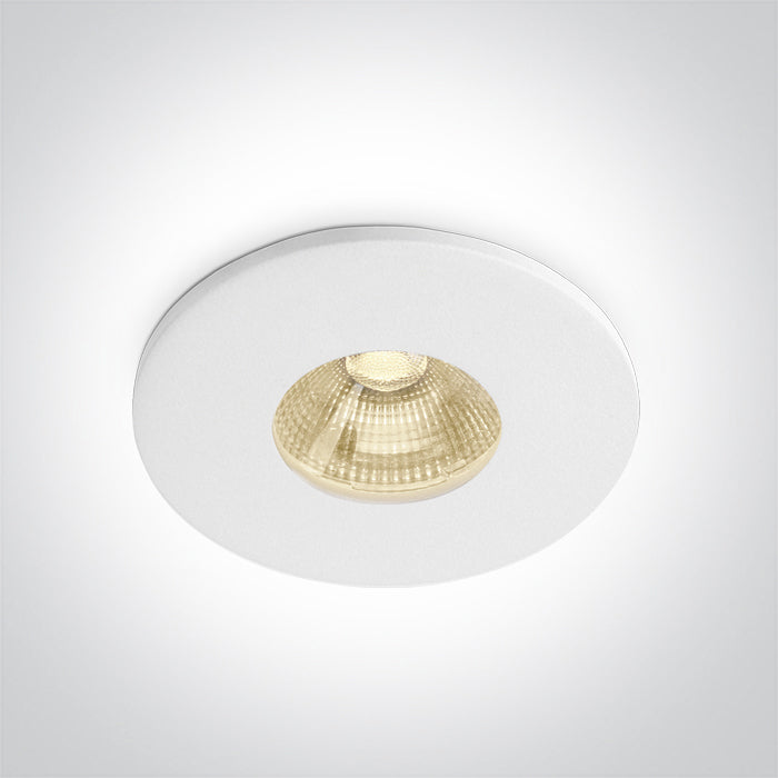 Бял COB 6,5W CW (студено бяло) 700mA IP65