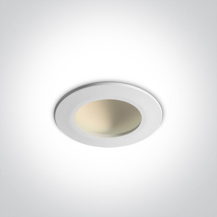 Бял Dark-Light (задълбочен оптичен конус) LED 8W WW (топло бяло) IP20 230V