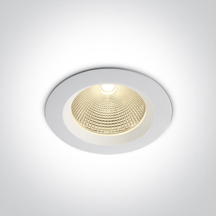 Бял 10W CCT (регулируем цвят на светлината) IP20 60° 230V