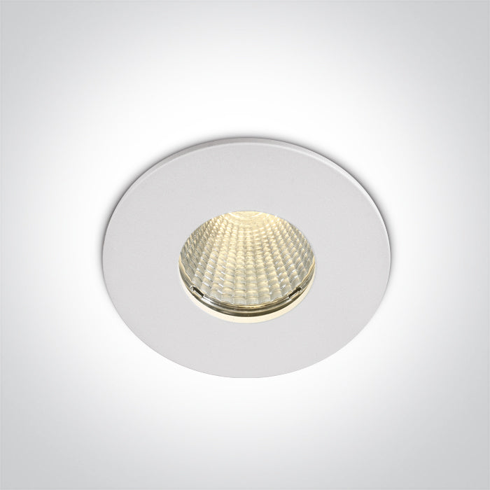 Бял COB 12W WW (топло бяло) 700mA IP65 Dark-Light (задълбочен оптичен конус)