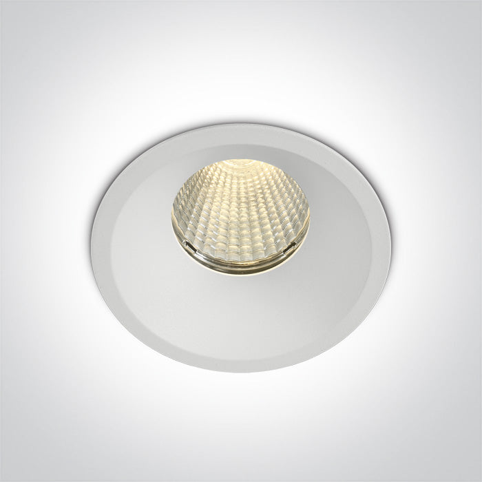 Бял COB 12W CCT (регулируем цвят на светлината) IP65 700mA Dark-Light (задълбочен оптичен конус)
