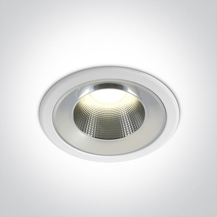Бял 18W IP54 CW (студено бяло) 230V Dark-Light (задълбочен оптичен конус)