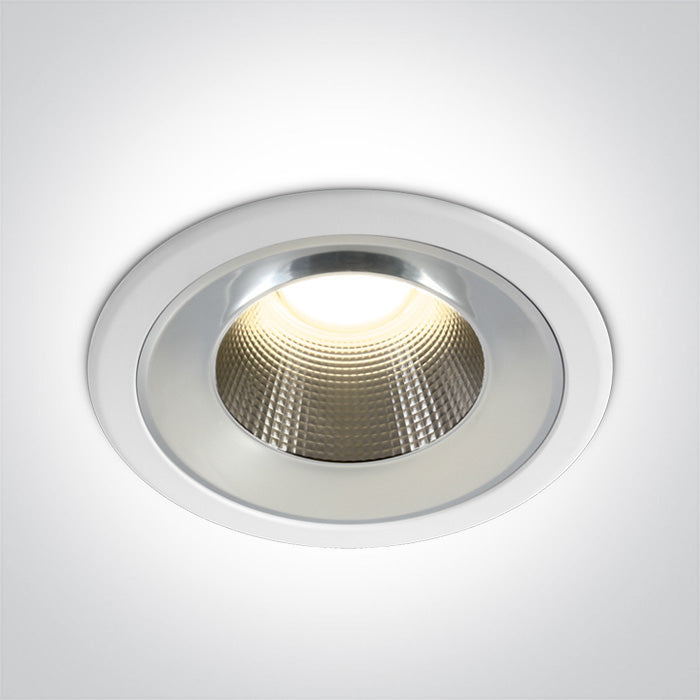 Бял 25W IP54 WW (топло бяло) 230V Dark-Light (задълбочен оптичен конус)