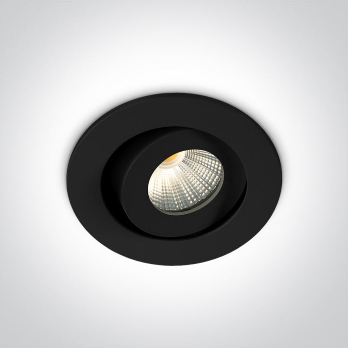 Черен COB 1W/2W WW (топло бяло) 350mA/700mA