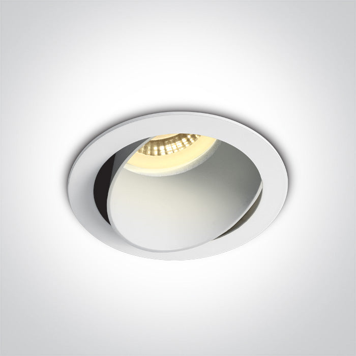 Бял GU10 10W Бял REFLECTOR Dark-Light (задълбочен оптичен конус) Регулируем