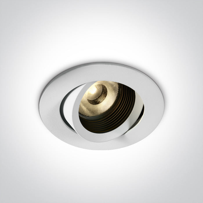 Бял LED 13W WW (топло бяло) 350mA Регулируем IP54 Dark-Light (задълбочен оптичен конус)