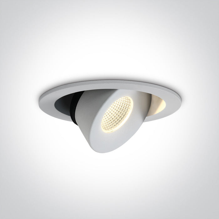 Бял COB 12W WW (топло бяло) 350mA IP20 С димиране Регулируем