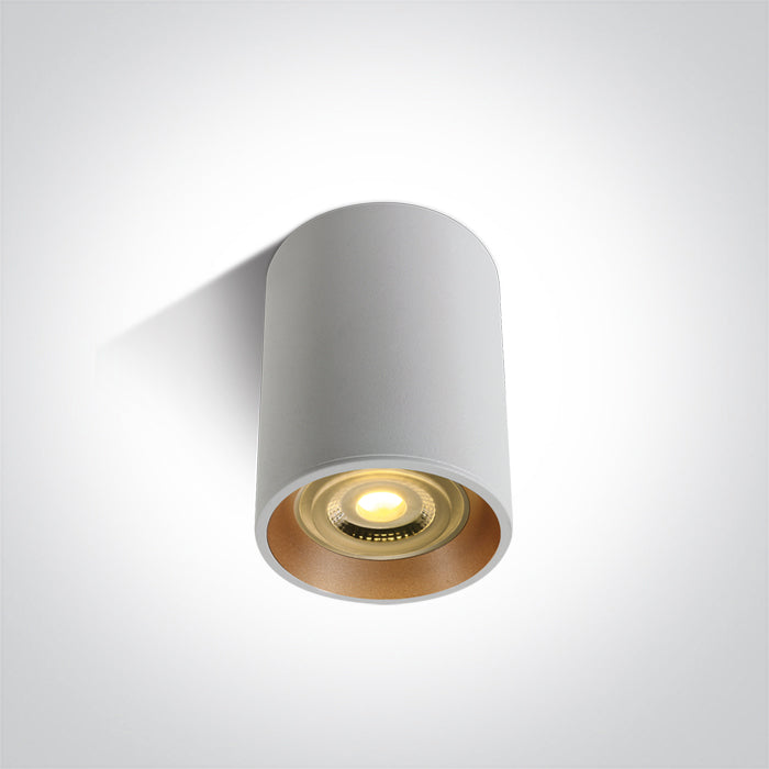 Бял GU10 10W Месинг REFLECTOR Dark-Light (задълбочен оптичен конус)