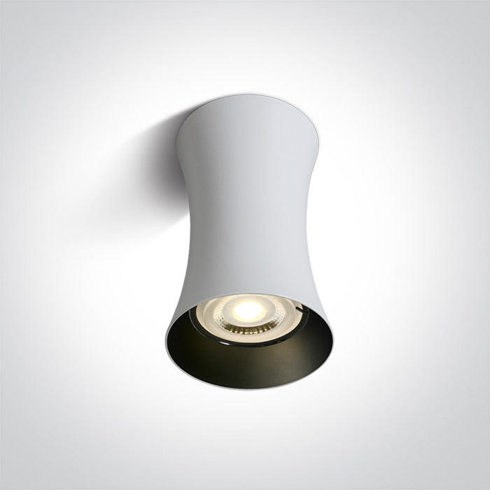 Бял GU10 10W 100-240V Dark-Light (задълбочен оптичен конус)