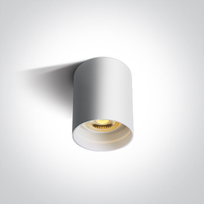 Бял Черен REFLECTOR GU10 10W Dark-Light (задълбочен оптичен конус)
