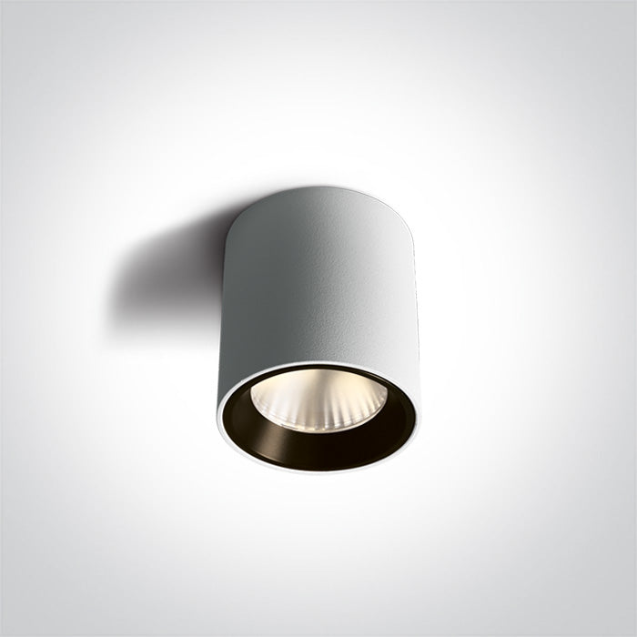 Бял 7W WW (топло бяло) 35° 230V ROUND С димиране