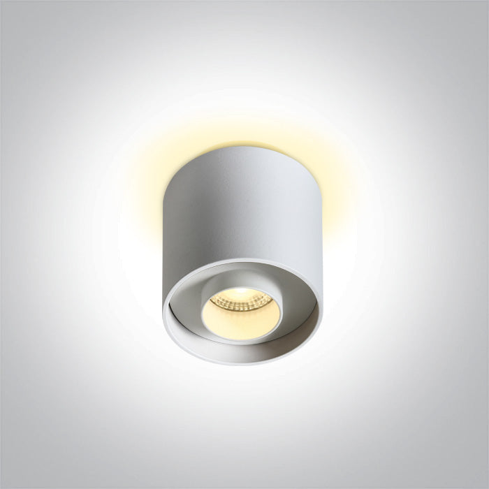 Бял BACKLIT 8W WW (топло бяло) IP20 230V Dark-Light (задълбочен оптичен конус)