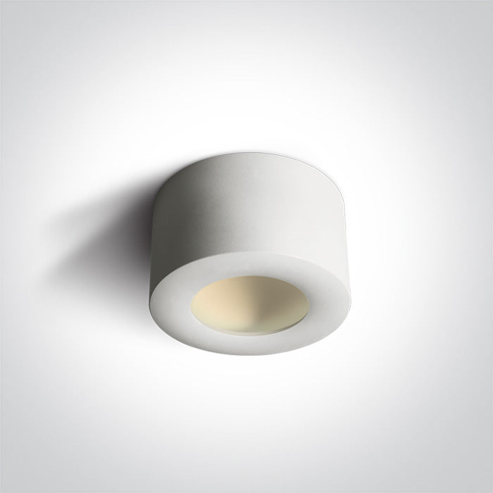 Бял CYLINDER 8W CCT (регулируем цвят на светлината) 230V Dark-Light (задълбочен оптичен конус)