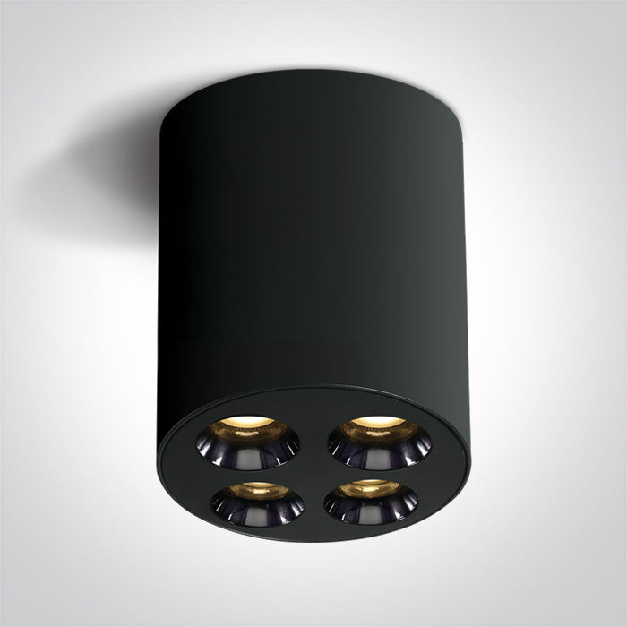 Черен 10W WW (топло бяло) IP20 38° 230V Dark-Light (задълбочен оптичен конус)