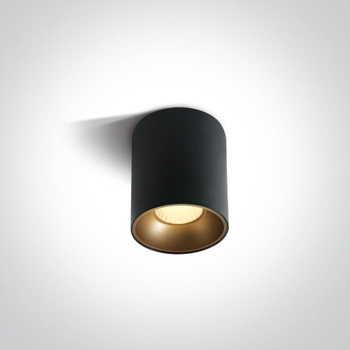 Черен 12W WW (топло бяло) IP20 45° 230V Dark-Light (задълбочен оптичен конус)