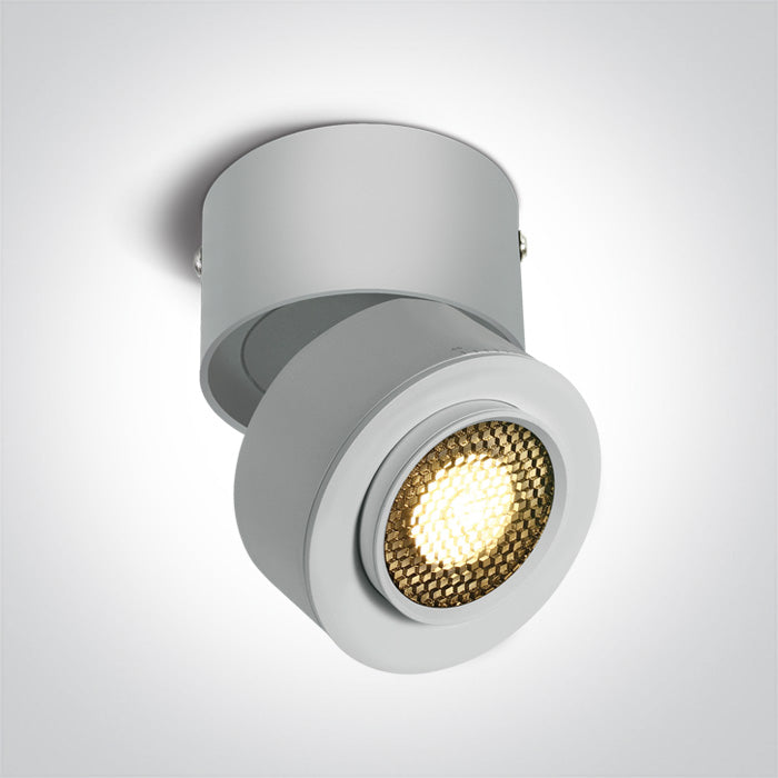Бял COB 15W WW (топло бяло) 15-45° 230V HONEYCOMB