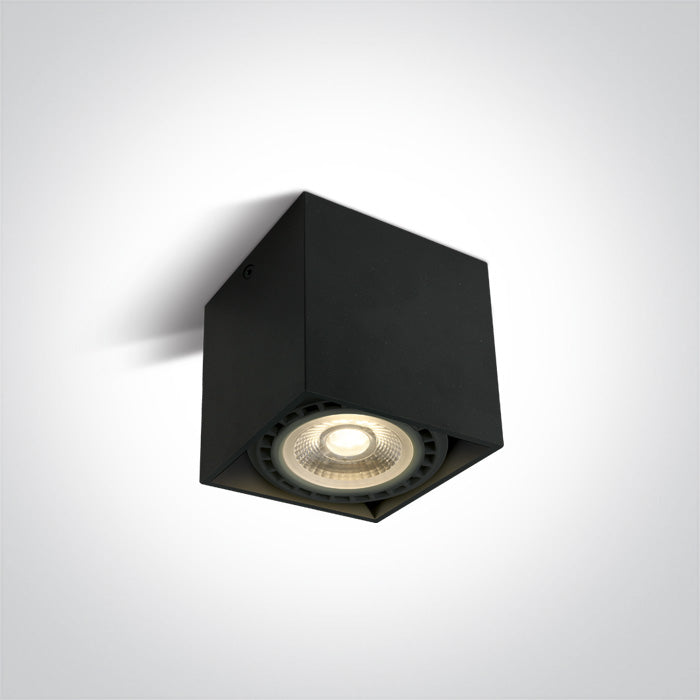 Черен GU10 R111 15W SQUARE 100-240V