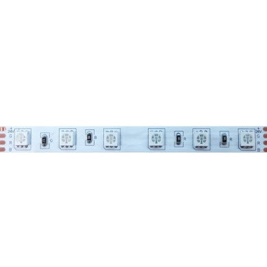 LED лента 5m 14.4W/m 24V DC IP65 NANO RGB 10mm