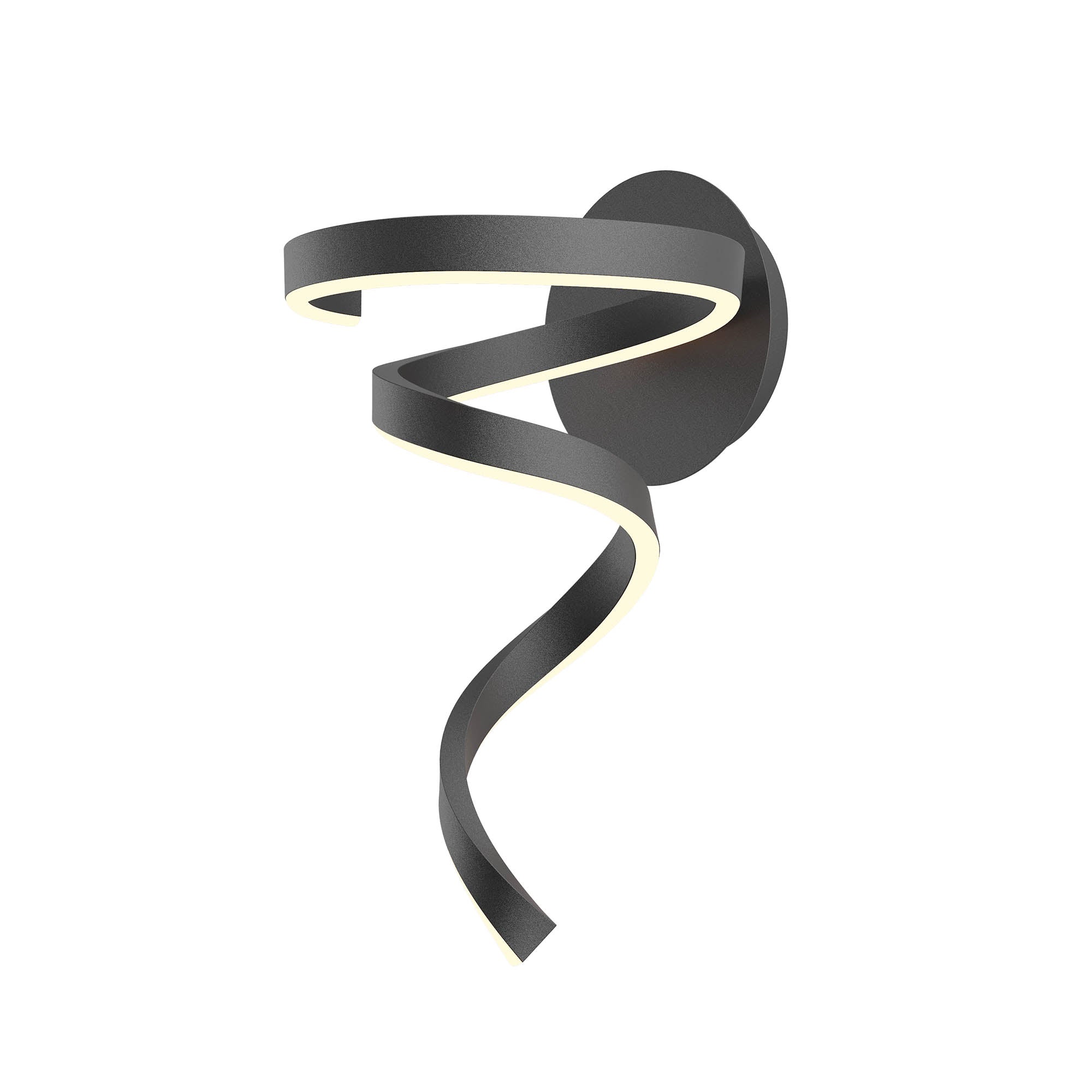 Wall LED sconce SCROLL 15W CCT 3000K/4000K/6000K SBK