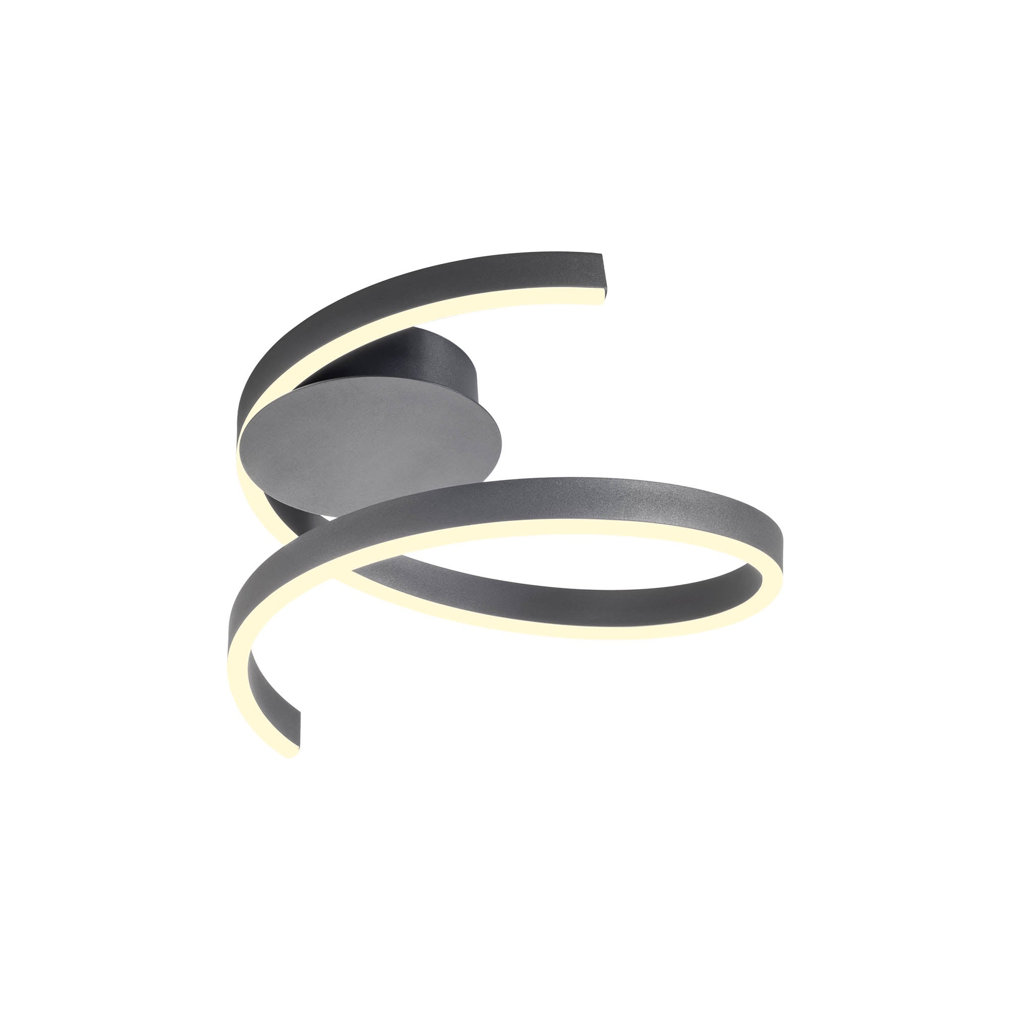 Плафон LED SCROLL 27W CCT 3000K/4000K/6000K D400 SBK