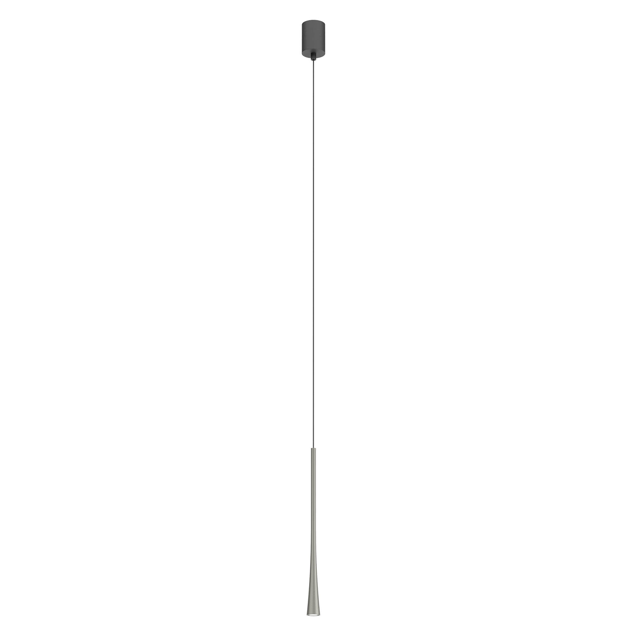 Pendant LED luminaire ITO H400 6.2W 3000K foggy nickel