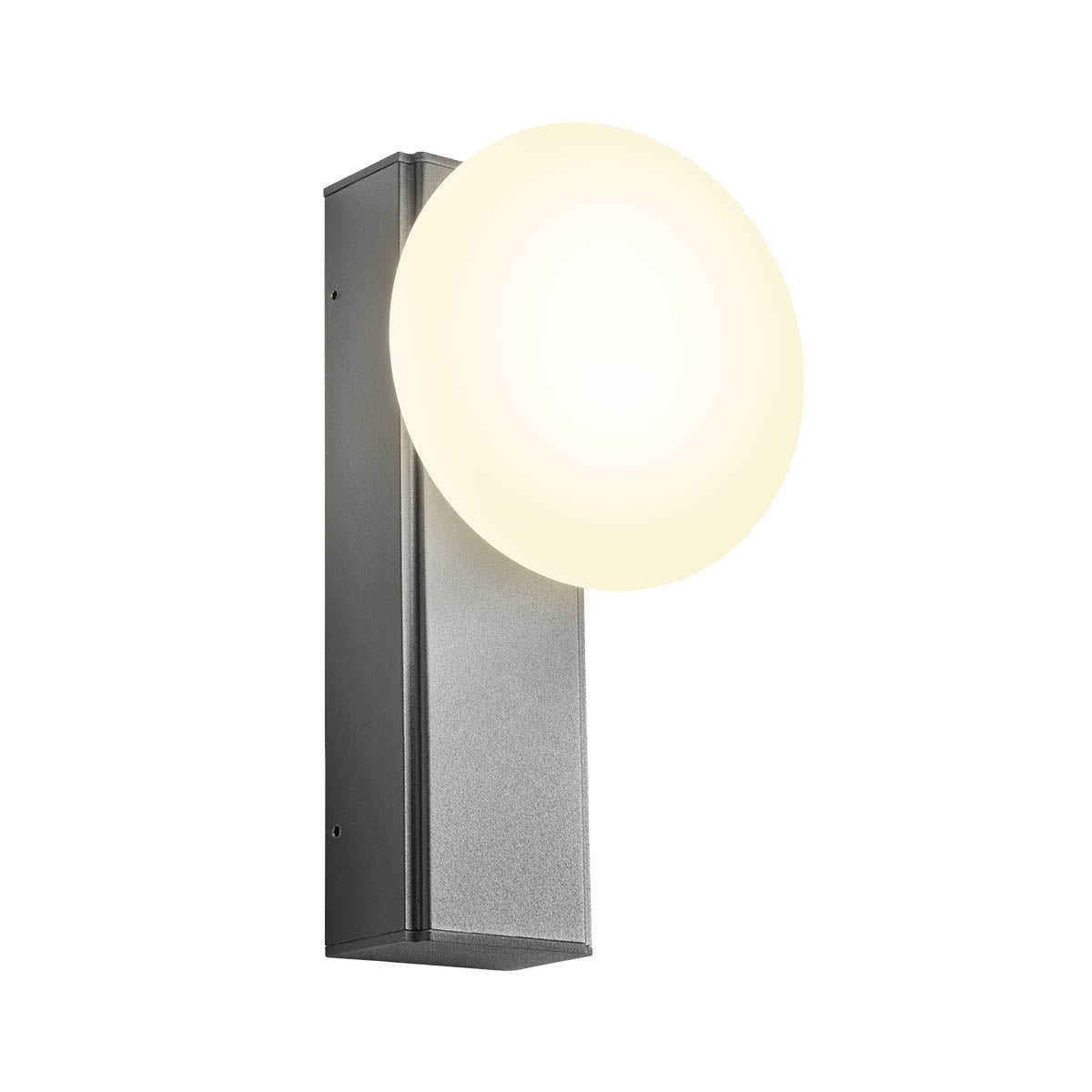 Стенен/плафон OVUM LED 1X5W 3000/4000K IP44 SBK