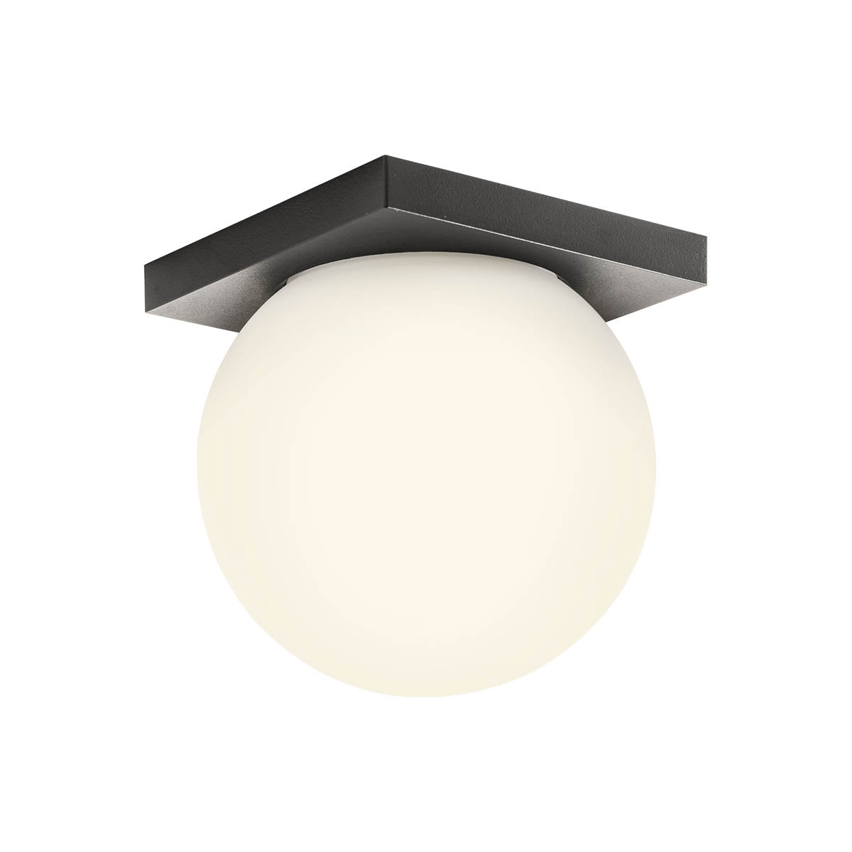 Плафон/стенен LED аплик OPALE 12W 3000K SBK
