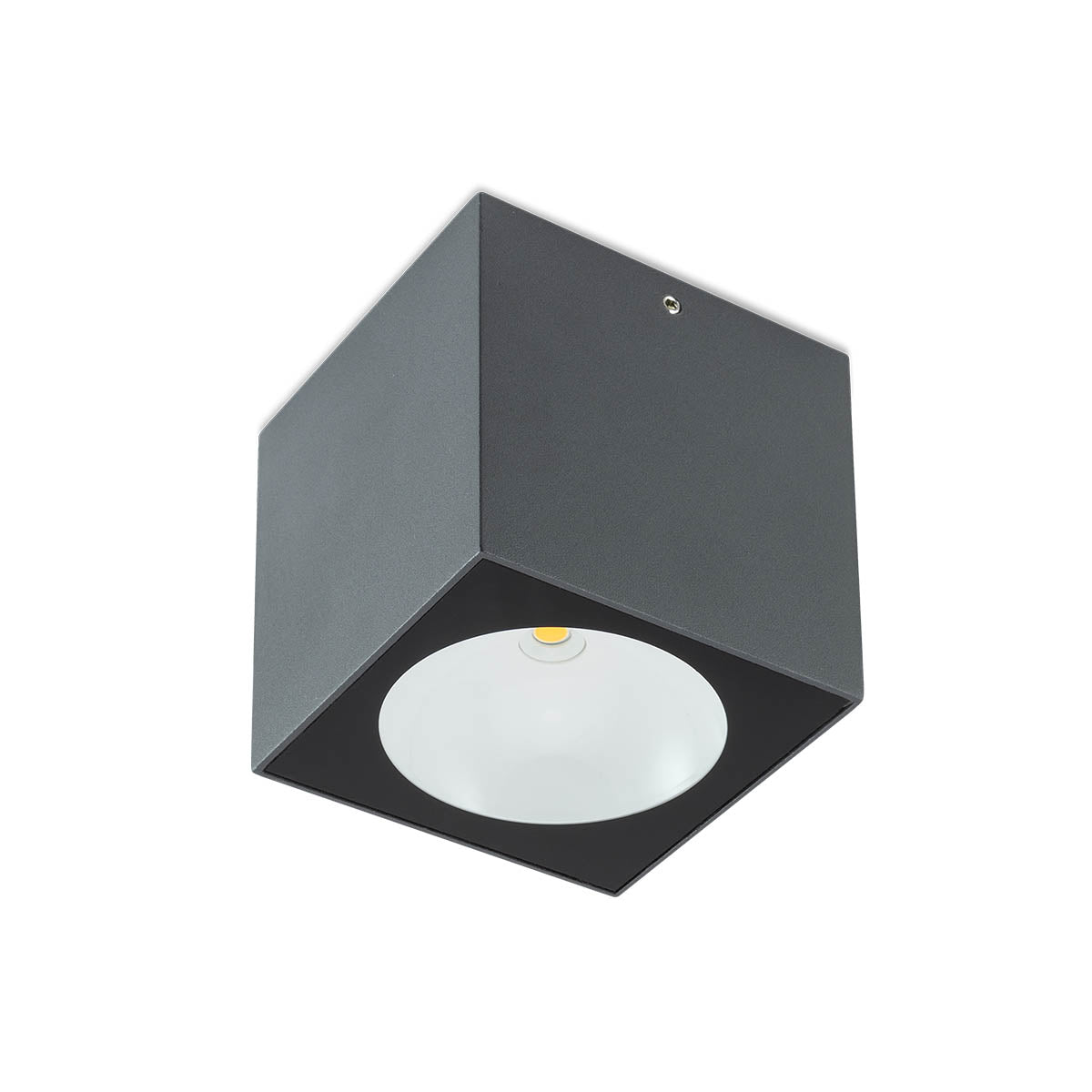 Плафон LED TEKO COB 7W IP65 тъмносив 2700K
