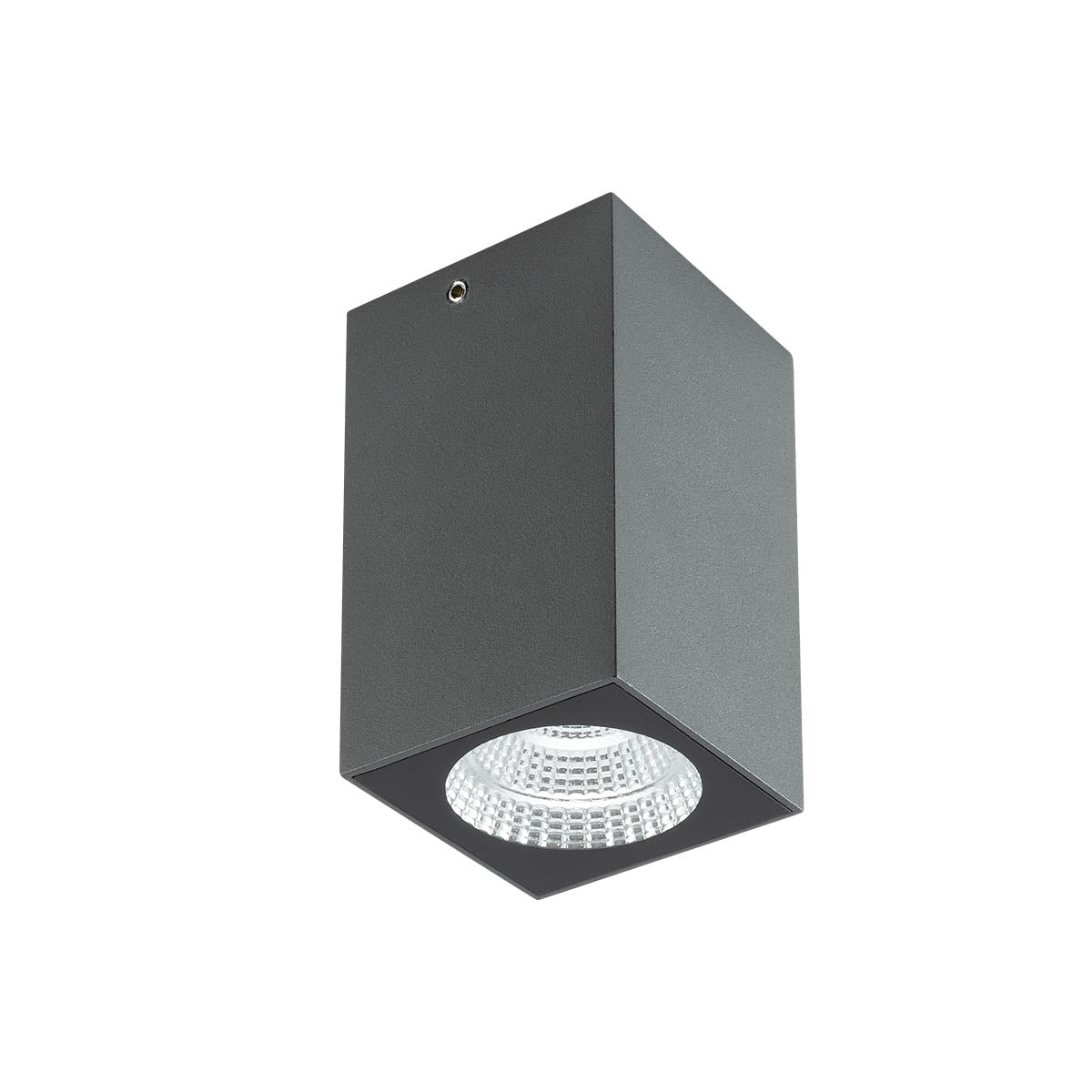 Плафон LED QUAD COB 4W IP65 тъмно сив 2700K SQ