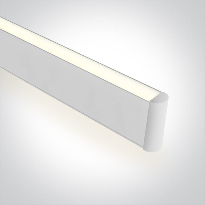 Бял 40W Вградено осветително тяло+UPLIGHT LED CW (студено бяло) 1175 мм 230V