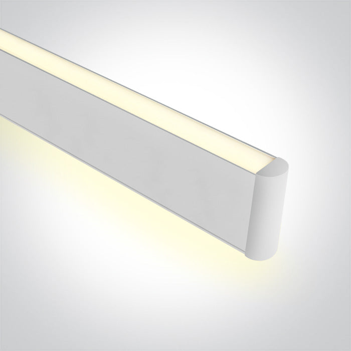 Бял 40W Вградено осветително тяло+UPLIGHT LED WW (топло бяло) 1175 мм 230V
