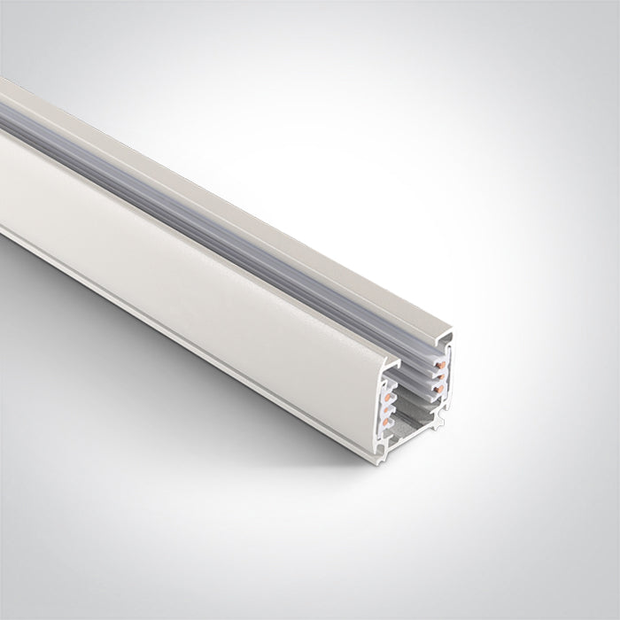 Бял DALI Шина SQUARE 1 м